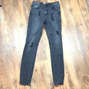 RSQ Manhattan High Rise Distressed Black Jeans 3